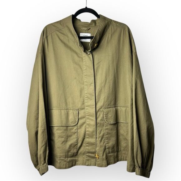 Old Navy Army Green Utility Jacket 4X - Picture 1 of 7
